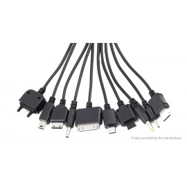10-in-1 USB Charging Cable for Cell Phones (20cm)
