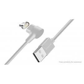 YAOMAISI Q13 L-type USB-C to USB 2.0 Magnetic Data Sync / Charging Cable (100cm)
